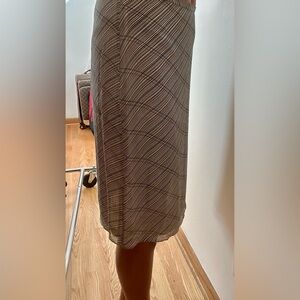 MERONA Silk Skirt Mid Length, Size M